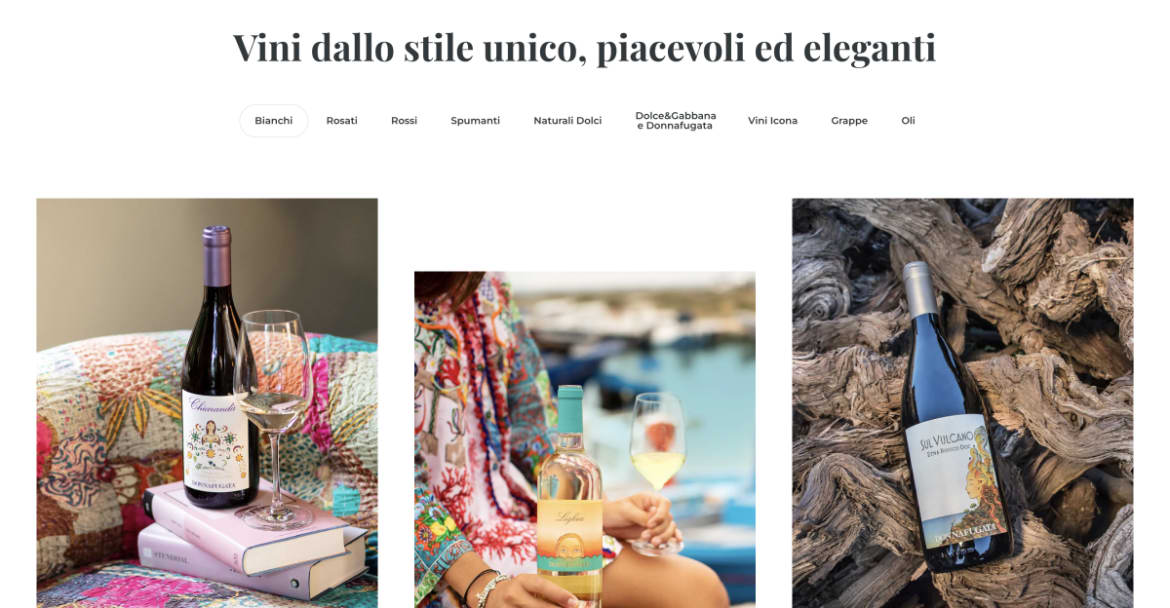 Lo storytelling come guida all’acquisto, un nuovo sito e-commerce story driven - Il Caso Donnafugata